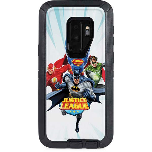 Justice League Team Power Up Otterbox Defender Galaxy Skin