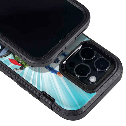 Justice League Team Power Up Otterbox Defender iPhone Skin
