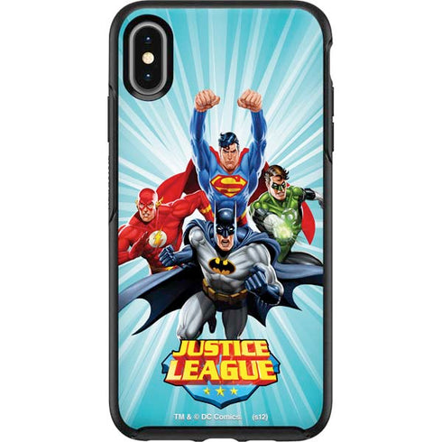 Justice League Team Power Up Otterbox Symmetry iPhone Skin