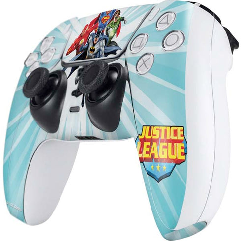 Justice League Team Power Up PS5 Controller Skin