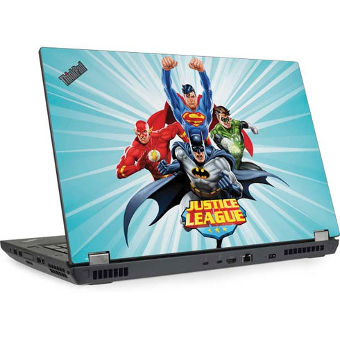 Justice League Team Power Up Lenovo ThinkPad Skin