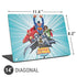 Justice League Team Power Up Universal Laptop 14in (11.4 x 8.2in) Skin