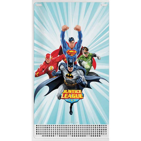Justice League Team Power Up Xbox Series S Console Skin