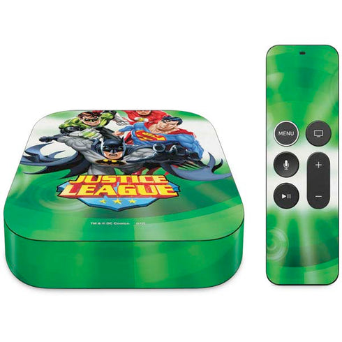 Justice League Team Power Up Green Apple TV Skin