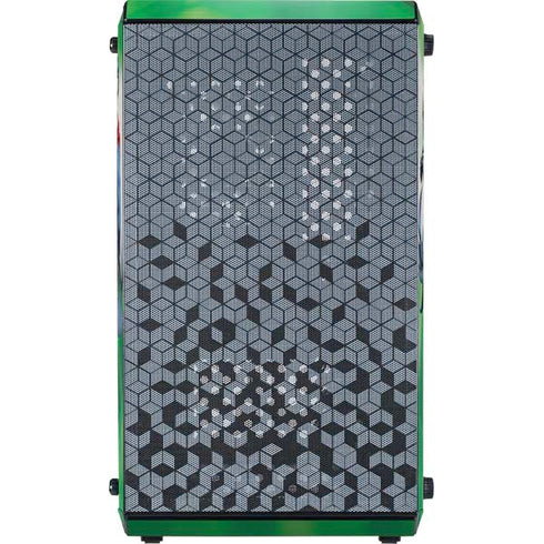 Justice League Team Power Up Green Cooler Master MasterBox Q300L Mini Tower Skin