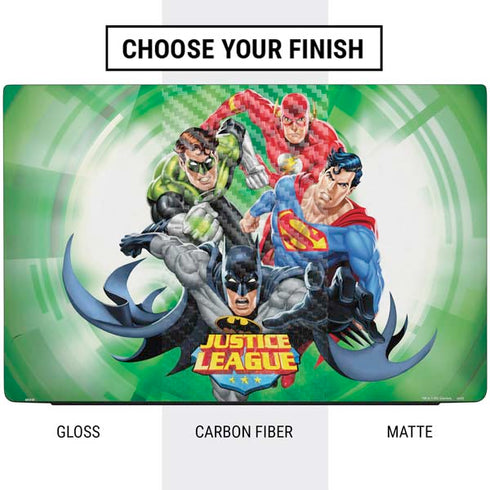 Justice League Team Power Up Green Dell Vostro Skin