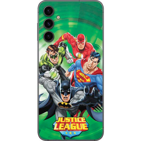 Justice League Team Power Up Green Galaxy A14 5G Skin