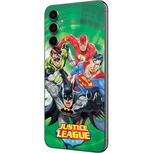Justice League Team Power Up Green Galaxy A14 5G Skin