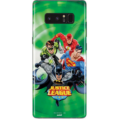 Justice League Team Power Up Green Galaxy Note 8 Skin