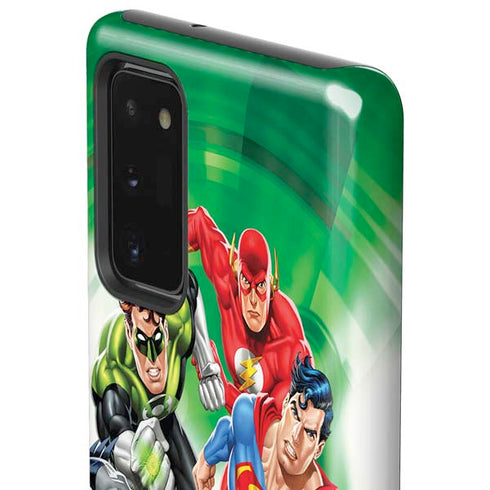 Justice League Team Power Up Green Galaxy Note20 5G Pro Case