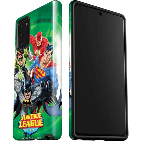 Justice League Team Power Up Green Galaxy Note20 5G Pro Case