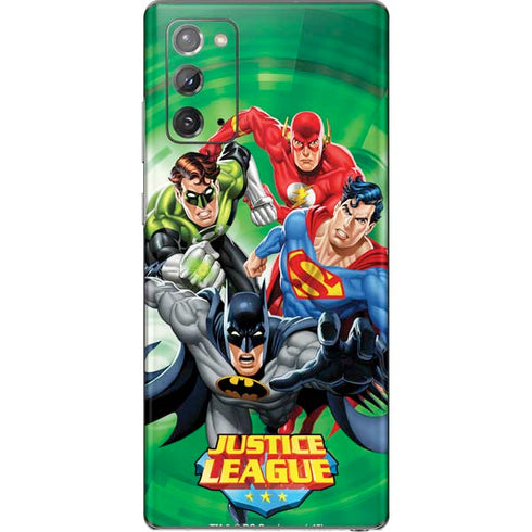 Justice League Team Power Up Green Galaxy Note20 5G Skin