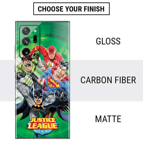 Justice League Team Power Up Green Galaxy Note20 Ultra 5G Skin
