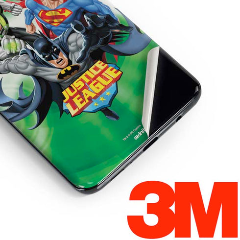 Justice League Team Power Up Green Galaxy S10 Plus Skin
