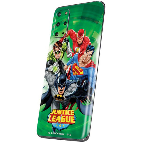Justice League Team Power Up Green Galaxy S20 Plus Skin