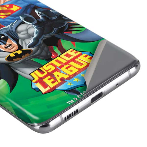 Justice League Team Power Up Green Galaxy S20 Plus Skin