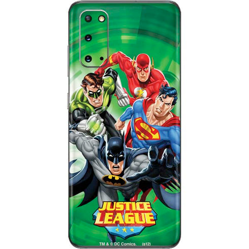 Justice League Team Power Up Green Galaxy S20 Skin