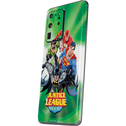 Justice League Team Power Up Green Galaxy S20 Ultra 5G Skin