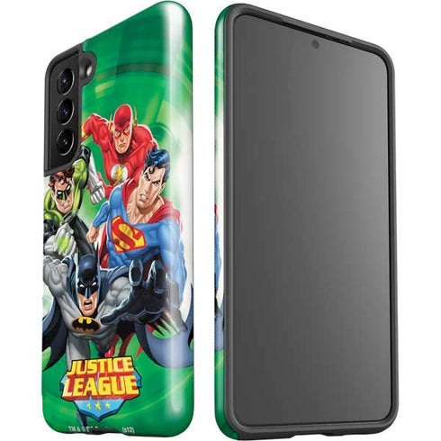 Justice League Team Power Up Green Galaxy S21 5G Pro Case