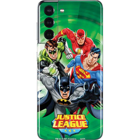 Justice League Team Power Up Green Galaxy S21 5G Skin