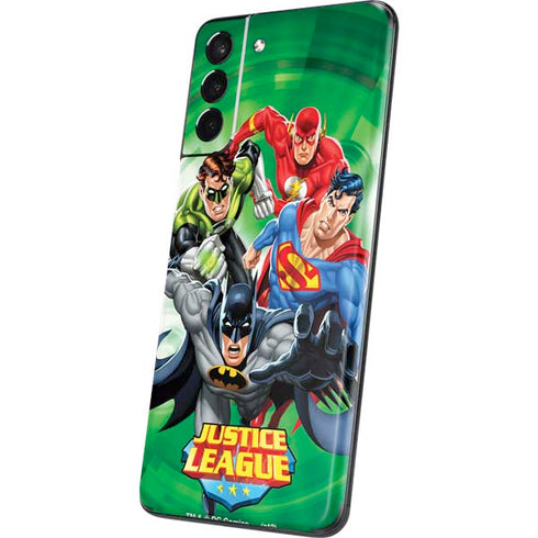 Justice League Team Power Up Green Galaxy S21 5G Skin