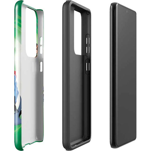 Justice League Team Power Up Green Galaxy S21 Ultra 5G Pro Case