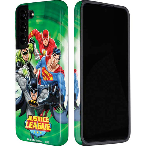 Justice League Team Power Up Green Galaxy S22 Pro Case