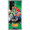 Justice League Team Power Up Green Galaxy S22 Ultra Clear Case
