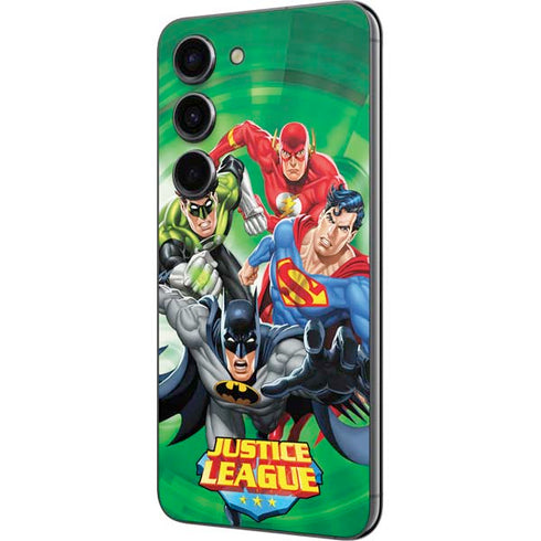 Justice League Team Power Up Green Galaxy S23 Skin