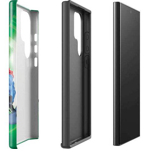 Justice League Team Power Up Green Galaxy S24 Ultra Impact Case