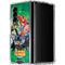 Justice League Team Power Up Green Galaxy Z Fold4 5G Clear Case