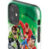 Justice League Team Power Up Green iPhone 11 Impact Case