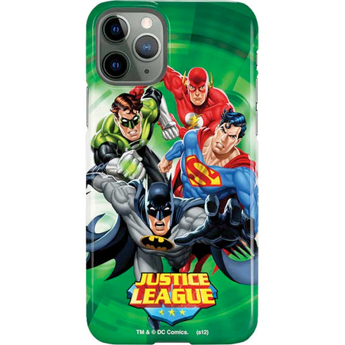 Justice League Team Power Up Green iPhone 11 Pro Lite Case