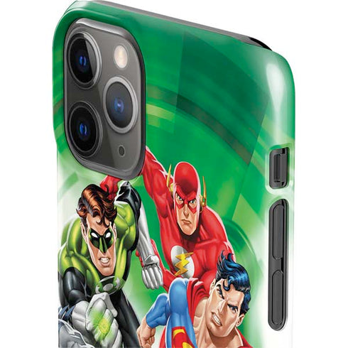 Justice League Team Power Up Green iPhone 11 Pro Lite Case