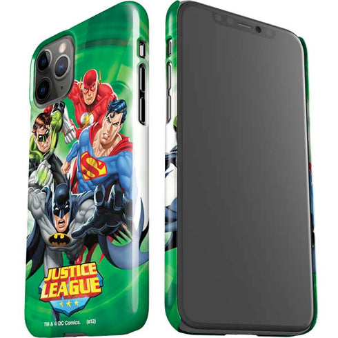Justice League Team Power Up Green iPhone 11 Pro Lite Case