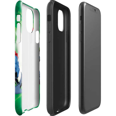Justice League Team Power Up Green iPhone 11 Pro Max Impact Case