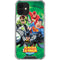 Justice League Team Power Up Green iPhone 12 Clear Case