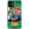 Justice League Team Power Up Green iPhone 12 Mini Clear Case
