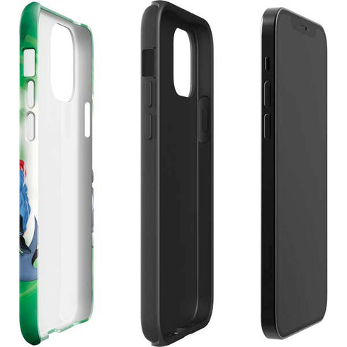 Justice League Team Power Up Green iPhone 12 Mini Impact Case