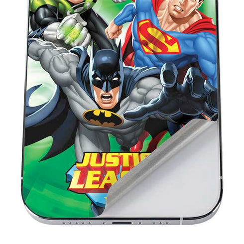 Justice League Team Power Up Green iPhone 12 Pro Skin