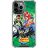 Justice League Team Power Up Green iPhone 13 Pro Max Clear Case