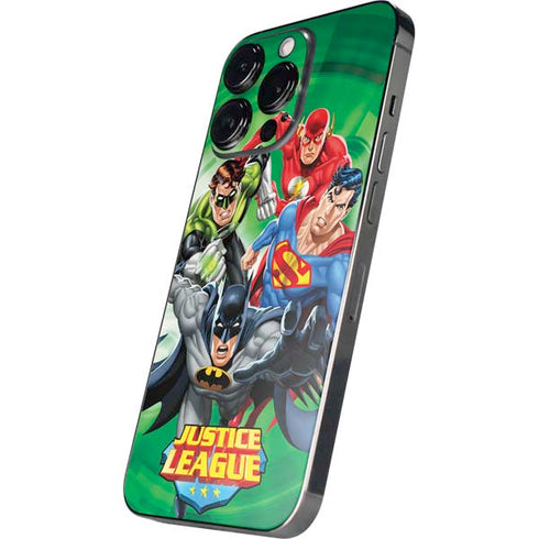 Justice League Team Power Up Green iPhone 13 Pro Max Skin