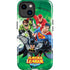 Justice League Team Power Up Green iPhone 14 Plus Impact Case