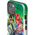 Justice League Team Power Up Green iPhone 15 Plus Impact Case