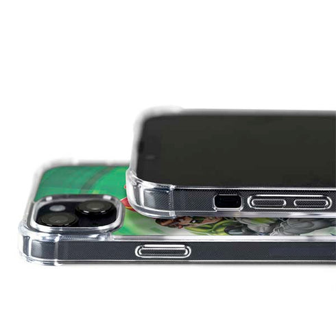 Justice League Team Power Up Green iPhone 15 MagSafe Case