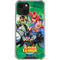 Justice League Team Power Up Green iPhone 14 Plus Clear Case