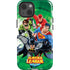 Justice League Team Power Up Green iPhone 15 Impact Case
