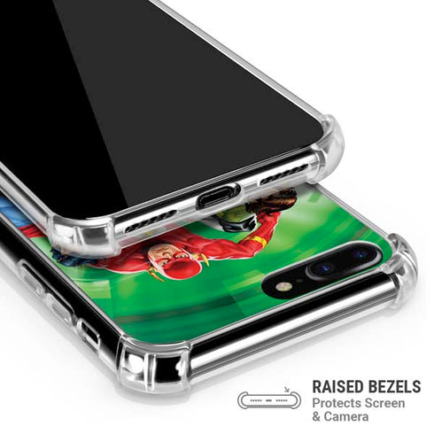 Justice League Team Power Up Green iPhone 7/8 Plus Clear Case