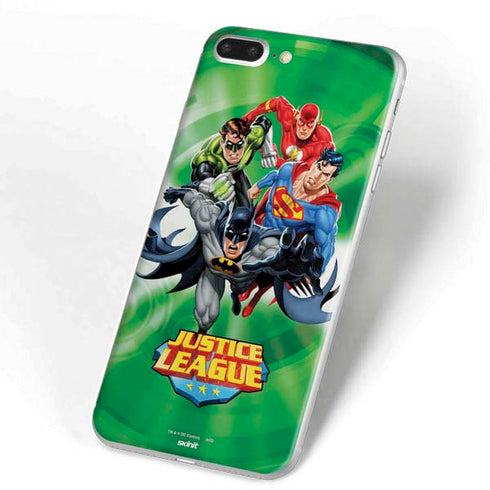 Justice League Team Power Up Green iPhone 7 Plus Skin