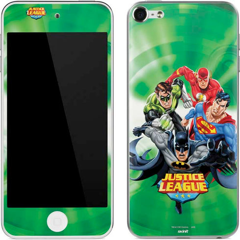 Justice League Team Power Up Green Apple iPod Skin